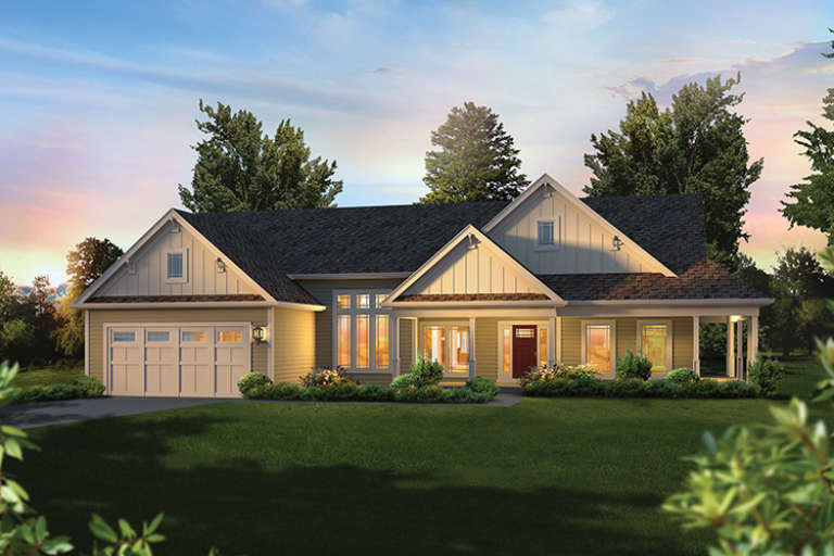 House Plan House Plan #17247 Front Elevation