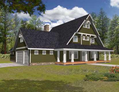 3 Bed, 2 Bath, 2843 Square Foot House Plan - #039-00379
