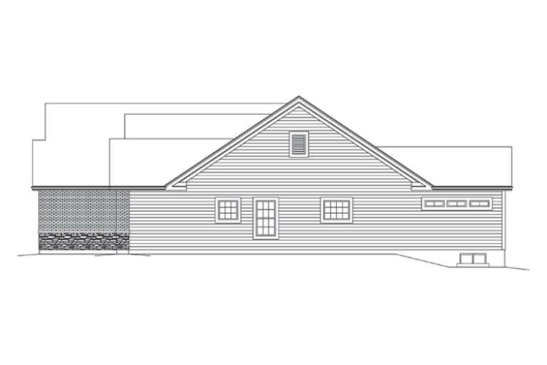 Craftsman House Plan #5633-00276 Elevation Photo