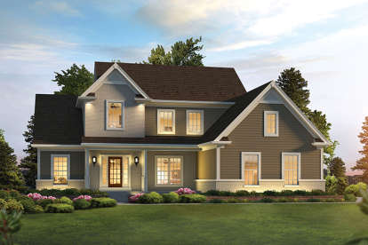 Cape Cod House Plan #5633-00278 Elevation Photo