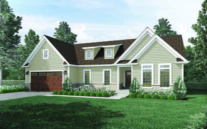 Ranch House Plan #5633-00280 Elevation Photo