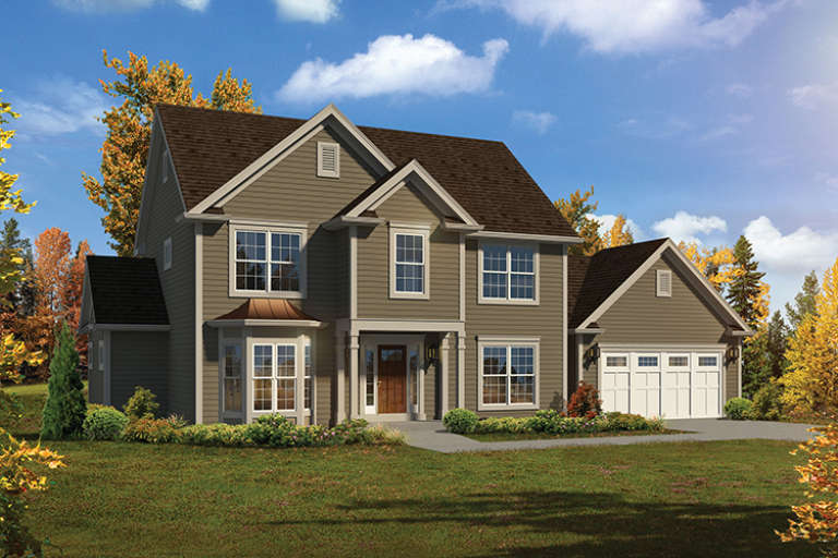 House Plan House Plan #17259 Front Elevation