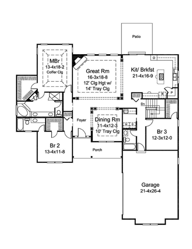 House Plan House Plan #17261 Drawing 1