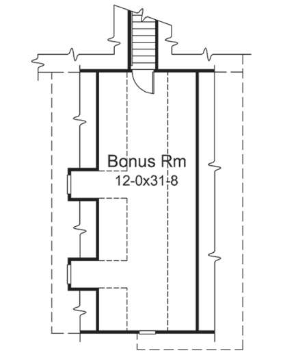 Bonus Floor Plan for House Plan #5633-00288