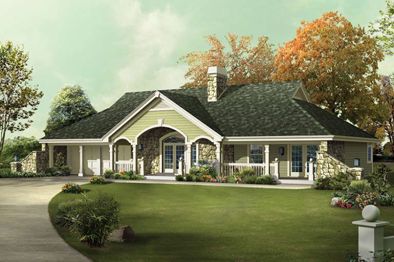 House Plan House Plan #17270 Front Elevation
