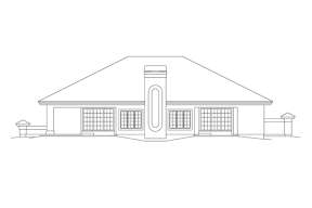 Florida House Plan #5633-00297 Elevation Photo