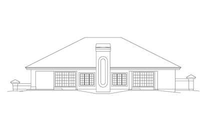 Florida House Plan #5633-00297 Elevation Photo