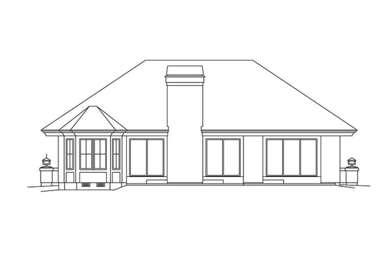 Florida House Plan #5633-00299 Elevation Photo