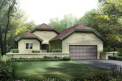 Florida House Plan #5633-00300 Elevation Photo