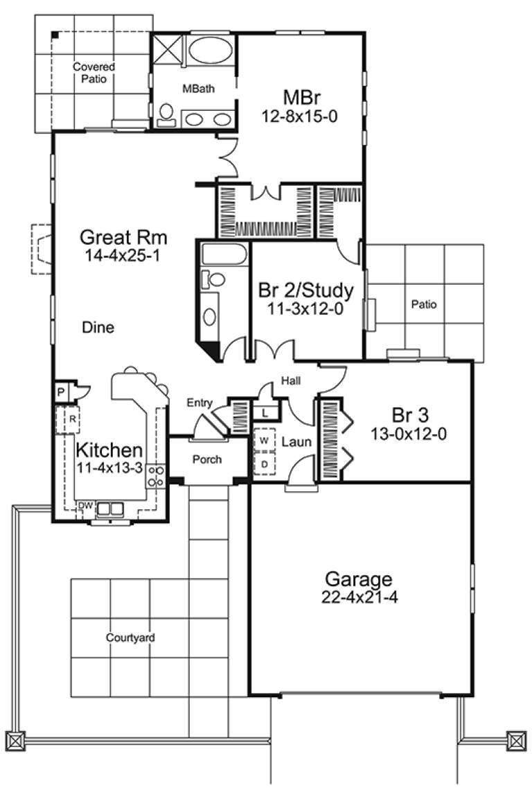 House Plan House Plan #17276 Drawing 1