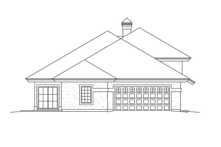 Contemporary House Plan #5633-00301 Elevation Photo