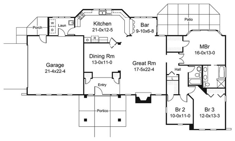 House Plan House Plan #17278 Drawing 1