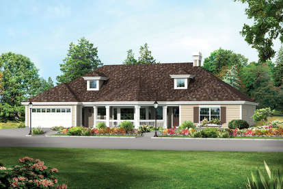 Country House Plan #5633-00303 Elevation Photo
