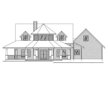 Country House Plan #039-00382 Elevation Photo