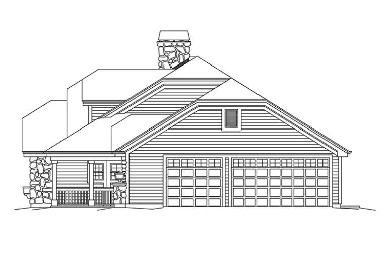 Country House Plan #5633-00304 Elevation Photo