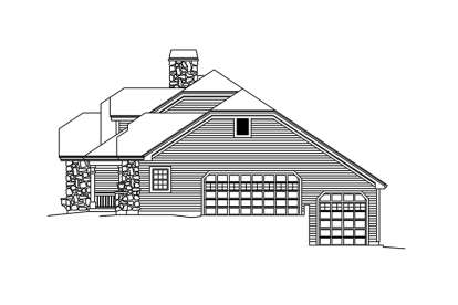 Ranch House Plan #5633-00306 Elevation Photo