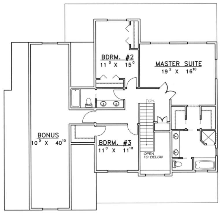 House Plan House Plan #1729 Drawing 3