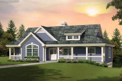 Country House Plan #5633-00308 Elevation Photo