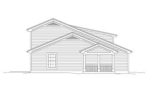 Vacation House Plan #5633-00310 Elevation Photo
