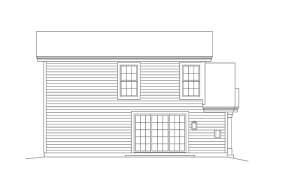 Vacation House Plan #5633-00310 Elevation Photo