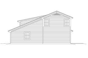 Vacation House Plan #5633-00310 Elevation Photo