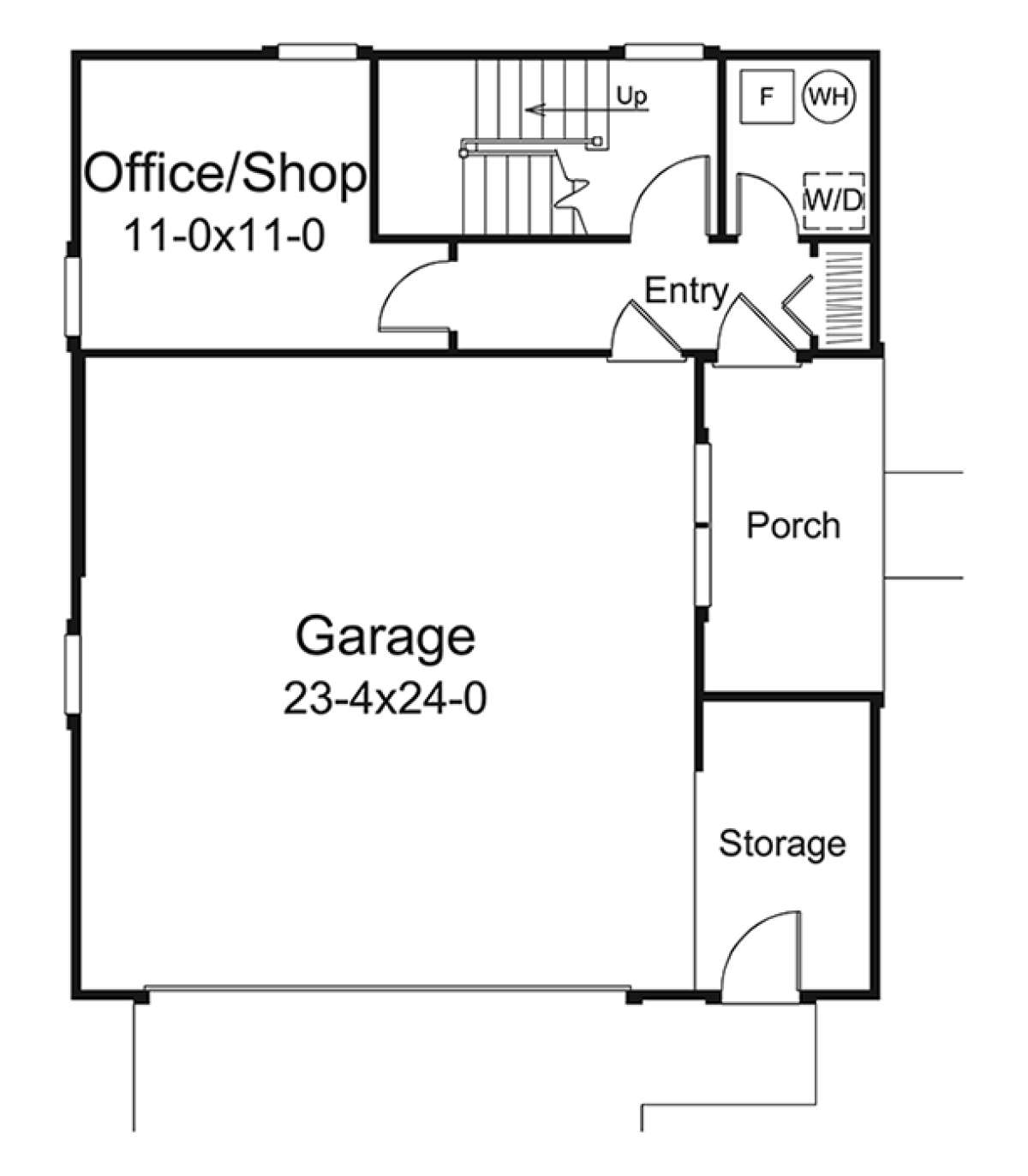 Main Floor Plan for House Plan #5633-00311