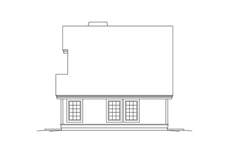 Vacation House Plan #5633-00312 Elevation Photo