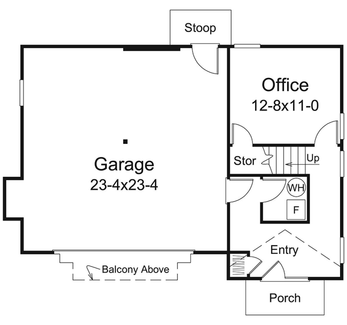 Main Floor Plan for House Plan #5633-00312