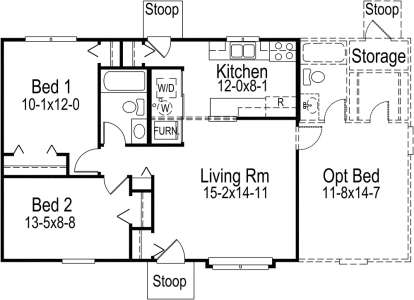 Main Level for House Plan #5633-00313