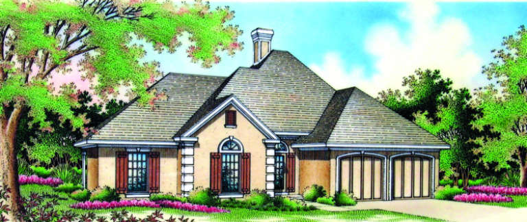 Traditional House Plan #048-00083 Elevation Photo
