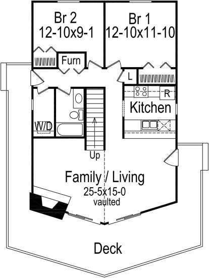 Main Level for House Plan #5633-00319