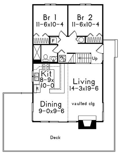 Main Floor Plan for House Plan #5633-00323