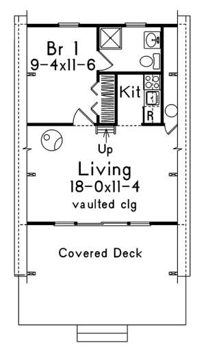 Main Floor Plan for House Plan #5633-00324