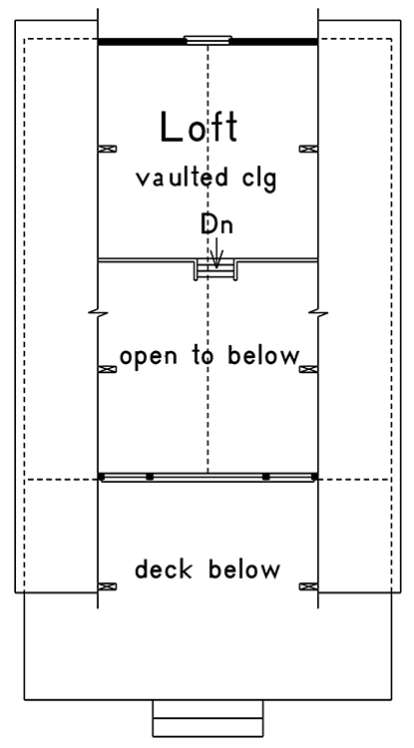 Upper Floor Plan for House Plan #5633-00324