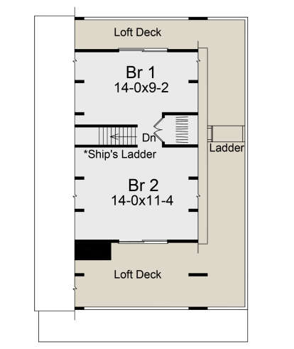 Second Floor for House Plan #5633-00325