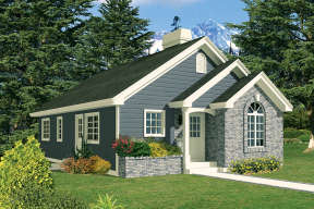 Ranch House Plan #5633-00326 Elevation Photo