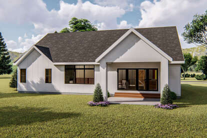 Farmhouse House Plan #963-00134 Elevation Photo