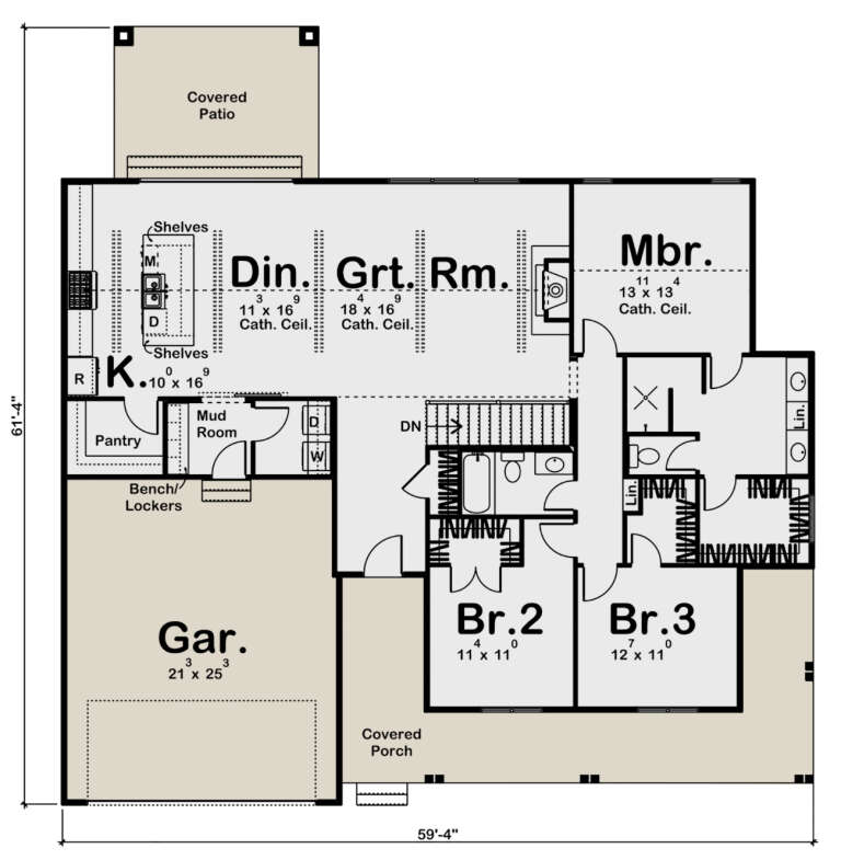 House Plan House Plan #17310 Drawing 1