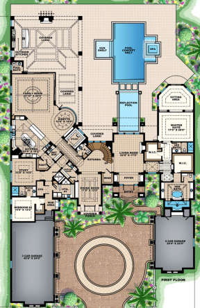 Main Floor Plan for House Plan #1018-00223