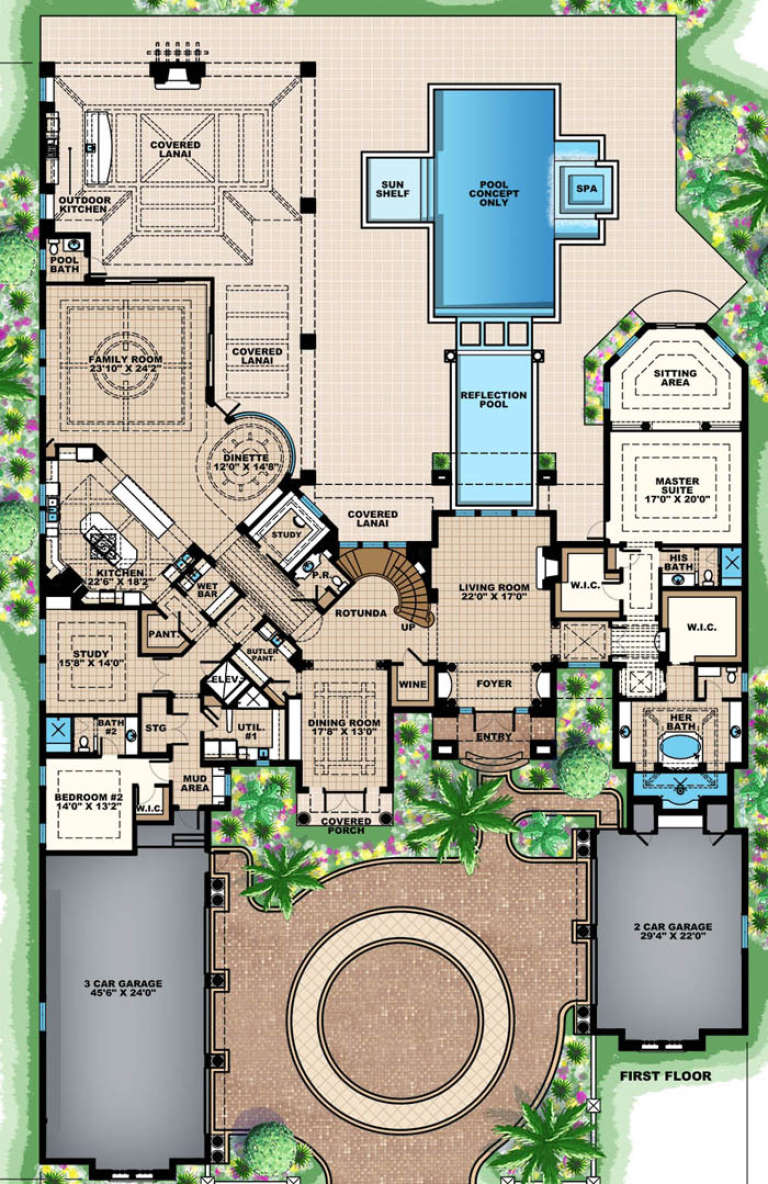 House Plan House Plan #17312 Drawing 1