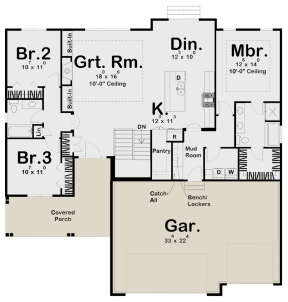 Main Floor for House Plan #963-00135