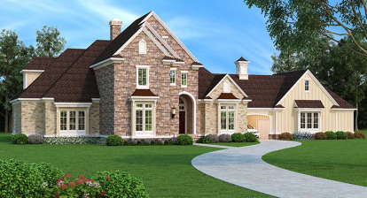 Traditional House Plan #048-00250 Elevation Photo