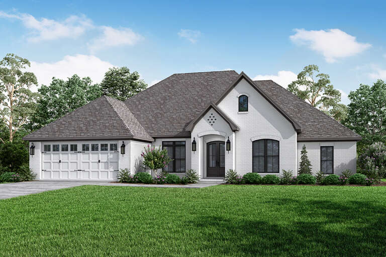 House Plan House Plan #17327 Front Elevation 