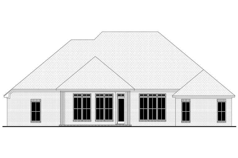 French Country House Plan #041-00131 Elevation Photo
