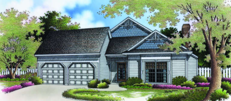 Traditional House Plan #048-00086 Elevation Photo