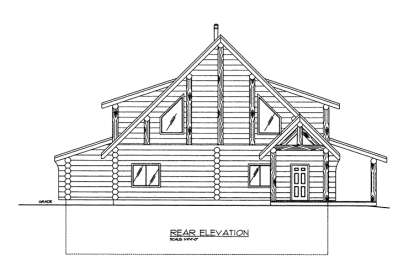 Mountain House Plan #039-00560 Elevation Photo