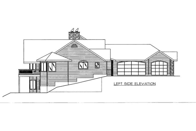 Mountain House Plan #039-00561 Elevation Photo