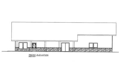 Country House Plan #039-00562 Elevation Photo