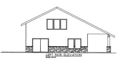 Country House Plan #039-00562 Elevation Photo