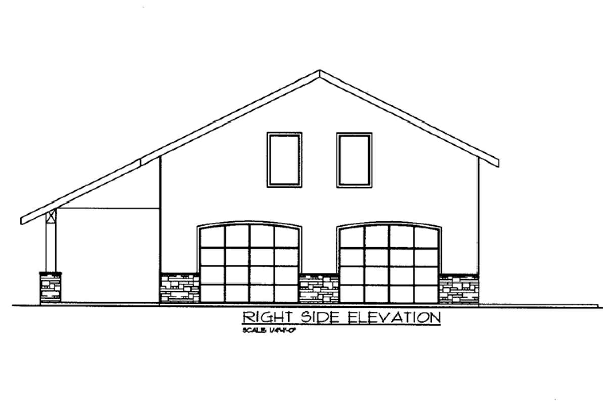 Country House Plan #039-00562 Elevation Photo